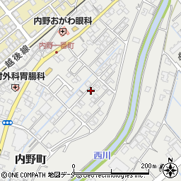 新潟県新潟市西区内野町832-3周辺の地図