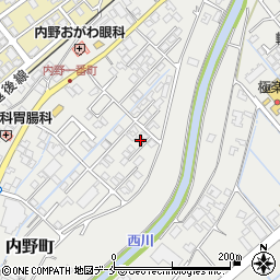 新潟県新潟市西区内野町831周辺の地図