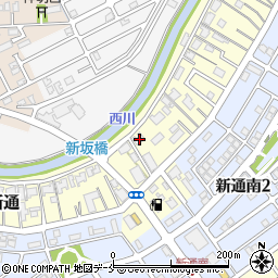 新潟県新潟市西区新通2788周辺の地図