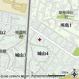 アムールＢ棟周辺の地図