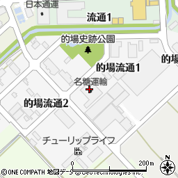 新潟県新潟市西区的場流通周辺の地図