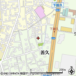 新潟県新潟市西区善久周辺の地図