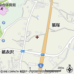 福島県相馬郡新地町駒ケ嶺狐塚周辺の地図