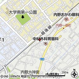 新潟県新潟市西区内野町721周辺の地図