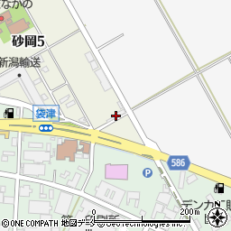 新潟輸送本社周辺の地図
