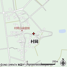 新潟県阿賀野市村岡1103-1周辺の地図