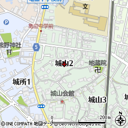 新潟県新潟市江南区城山2丁目周辺の地図