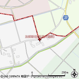 法柳新田(新潟井関前)周辺の地図