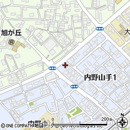 ファミリーマート新潟内野山手店周辺の地図