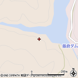 福島県桑折町（伊達郡）成田（藤倉）周辺の地図