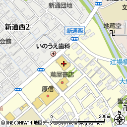 ハードオフ　新潟新通店周辺の地図