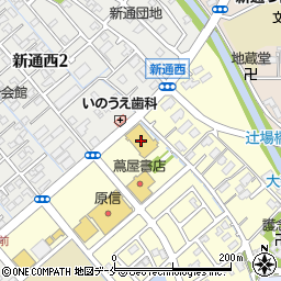 ハードオフ新潟新通店周辺の地図