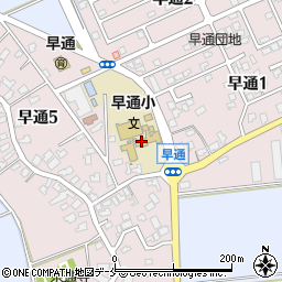 新潟市ひまわりクラブ　早通ひまわりクラブ周辺の地図