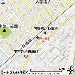 新潟県新潟市西区内野町60周辺の地図