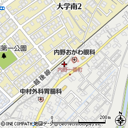 新潟県新潟市西区内野町61周辺の地図