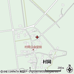 新潟県阿賀野市村岡694周辺の地図