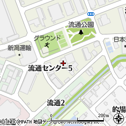 新潟県厚生事業協同公社モンファイン西工場周辺の地図