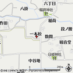 福島県伊達郡桑折町谷地一本松31-9周辺の地図