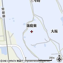 福島県相馬郡新地町大戸浜蒲庭東周辺の地図