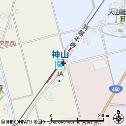 新潟県阿賀野市周辺の地図