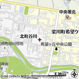 福島県伊達市梁川町北町谷川32周辺の地図