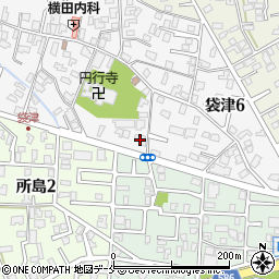 小泉石油店亀田袋津ＳＳ周辺の地図