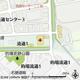 新潟日野自動車本社周辺の地図