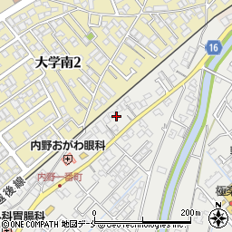 新潟県新潟市西区内野町44周辺の地図