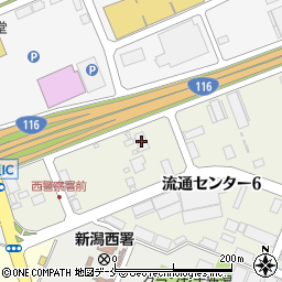 新潟鉄道荷物新潟流通センター周辺の地図