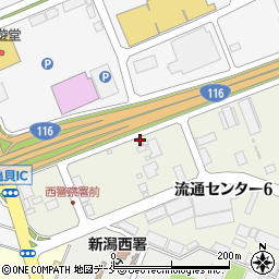 東西運輸株式会社　新潟流通センター　営業所周辺の地図