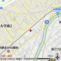 新潟県新潟市西区内野町25周辺の地図