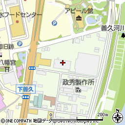 株式会社新潟日報社　社員食堂周辺の地図