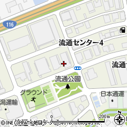 新潟県新潟市西区流通センター周辺の地図