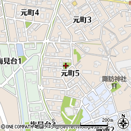 元町第二開発公園周辺の地図