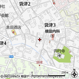 はしため袋津店周辺の地図