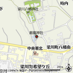 福島県伊達市梁川町八幡堂庭2周辺の地図