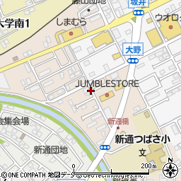 新潟県新潟市西区大野周辺の地図