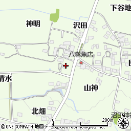福島県国見町（伊達郡）徳江（親郷）周辺の地図