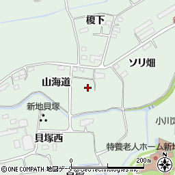 福島県相馬郡新地町小川山海道周辺の地図