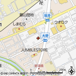 マクドナルド１１６新潟坂井店周辺の地図