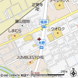 ソフトバンク　新潟大学前周辺の地図