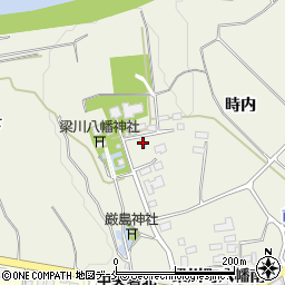 福島県伊達市梁川町八幡堂庭24周辺の地図