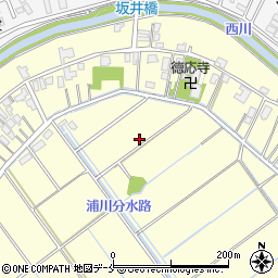 新潟県新潟市西区新通周辺の地図