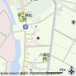 新潟県新潟市北区平林周辺の地図