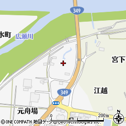 福島県伊達市梁川町東塩野川71周辺の地図