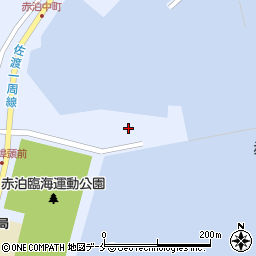 佐渡汽船株式会社赤泊代理店周辺の地図