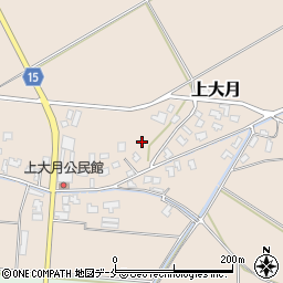 〒950-3335 新潟県新潟市北区上大月の地図