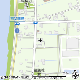 新潟県新潟市江南区祖父興野144-4周辺の地図