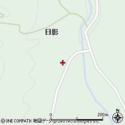 福島県伊達市梁川町山舟生日影58周辺の地図