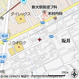 新潟県新潟市西区坂井791-2周辺の地図